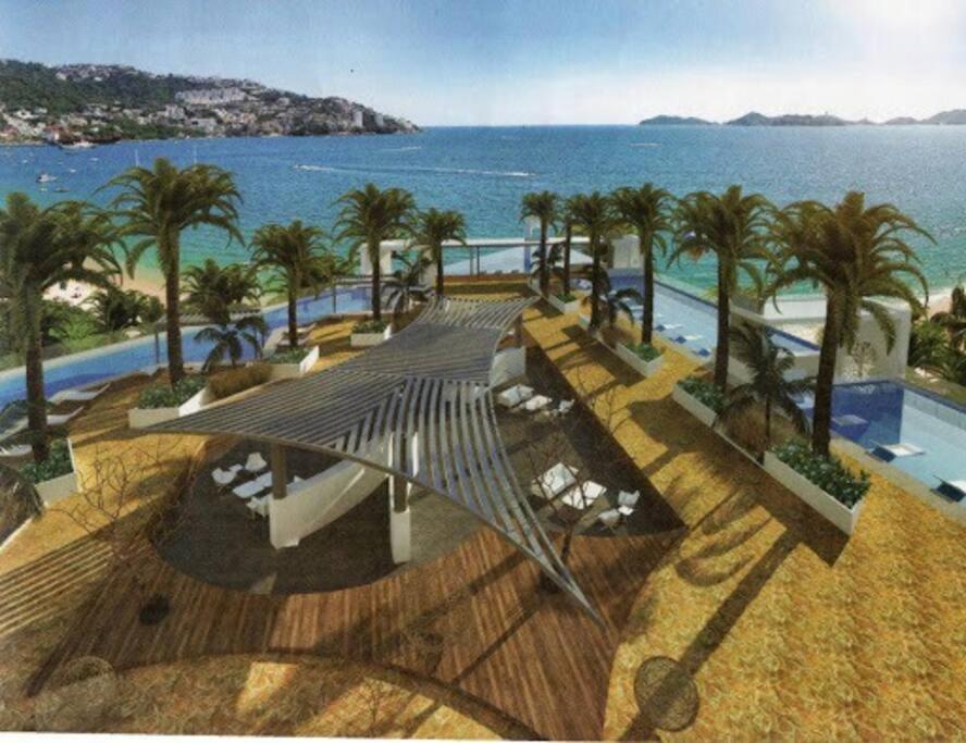 Departamento En Acapulco Con Inmejorable Vista Apartment Luaran gambar